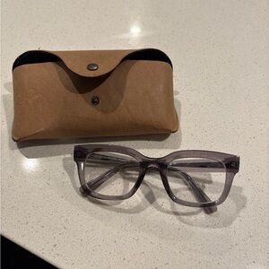 Ray-Ban Transparent Gray Glasses